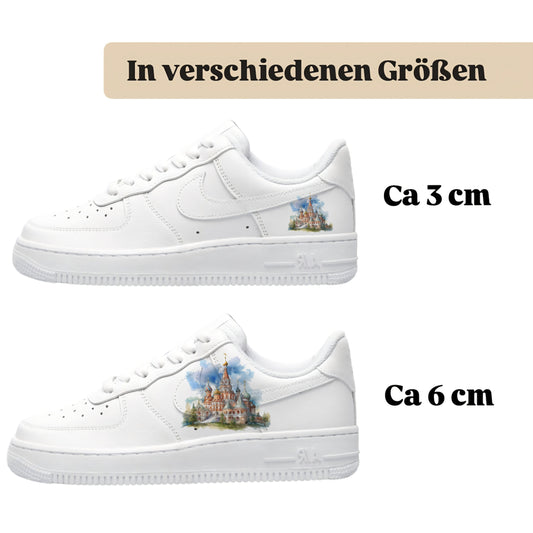 Bügelbilder für verschiedene Sneaker Nike Adidas Kreml
