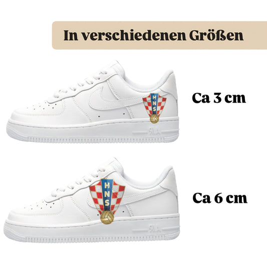 Sneakerfolien für verschiedene Schuhe Nike Adidas Puma Kroatien Wappen