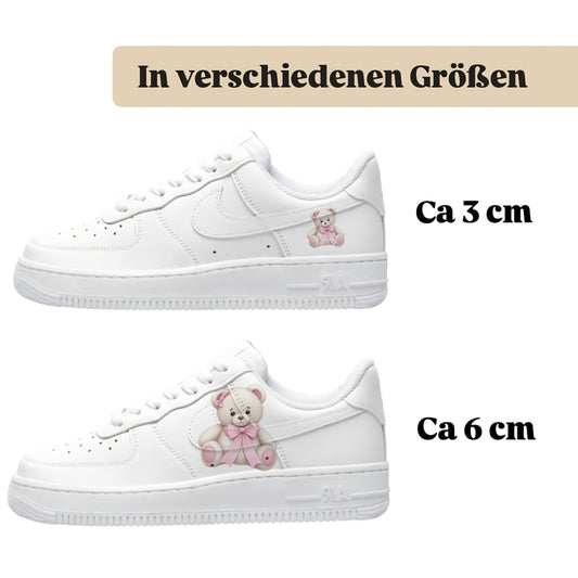 Bügelbilder für mehrere Schuharten Kuschelbär