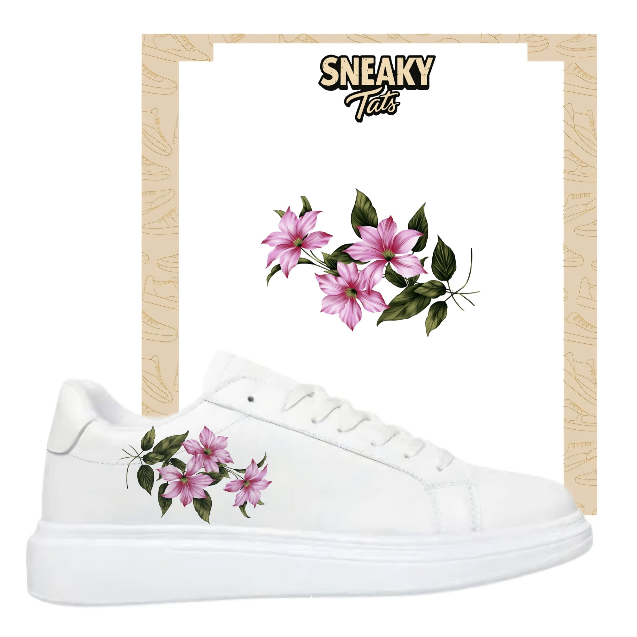 Sneakerfolien für verschiedene Schuhe lilien
