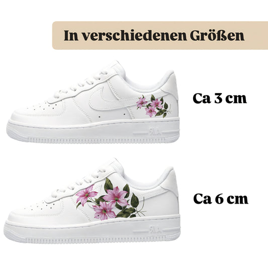 Sneakerfolien für verschiedene Schuhe lilien