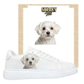 Load image into Gallery viewer, Bügelfolie für alle Schuhe zum personalisieren custom Sneaker Malteser

