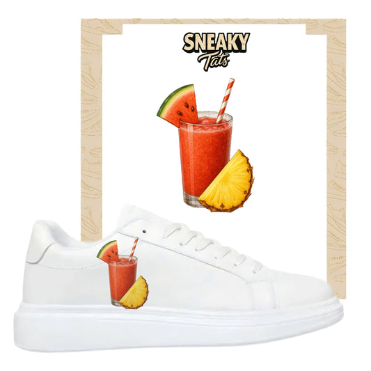Bügelbilder einzigartige für viele verschiedene Schuhe Melone-Ananas-Cocktail