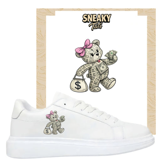 Sneakerfolien für verschiedene Schuhe Puma Adidas Nike Badelatschen Money Bär