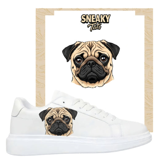 Bügelfolie für alle Schuhe zum personalisieren custom Sneaker Mops