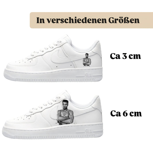 Sneakerfolien für verschiedene Schuhe Puma Adidas Nike Badelatschen Muhammad Ali
