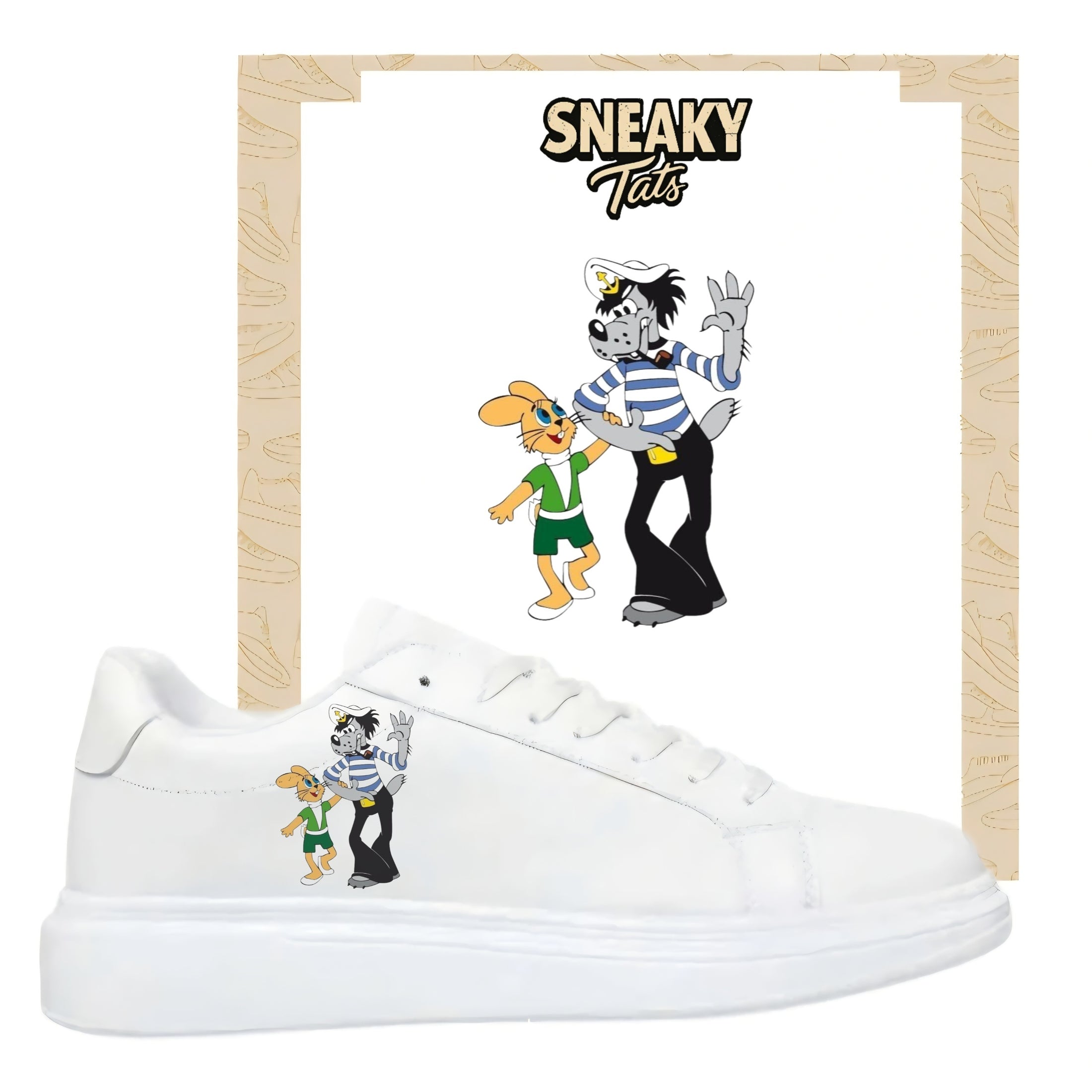 Bügelbilder für mehrere Sneakerarten  Nu Pagadi