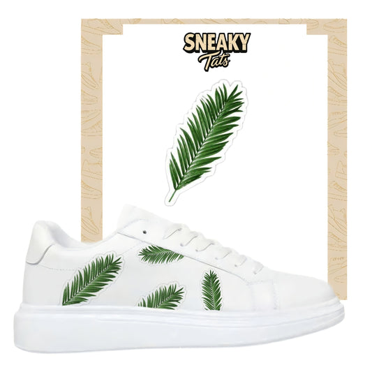 Sneakerfolien für mehrere Schuhe Nike Adidas Puma Palmblatt
