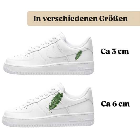 Sneakerfolien für mehrere Schuhe Nike Adidas Puma Palmblatt