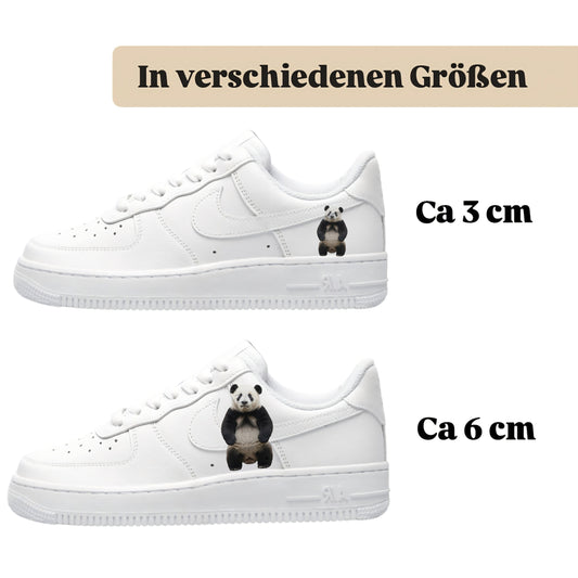 Bügelfolie für alle Schuhe zum personalisieren custom Sneaker Panda