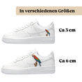 Bild in Galerie-Betrachter laden, Bügelfolie für alle Schuhe zum personalisieren custom Sneaker Papagei
