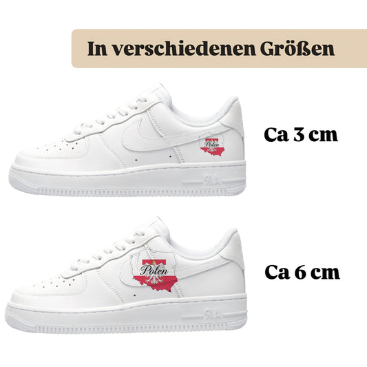 Bügelbilder für verschiedene Sneaker Nike Adidas Polen
