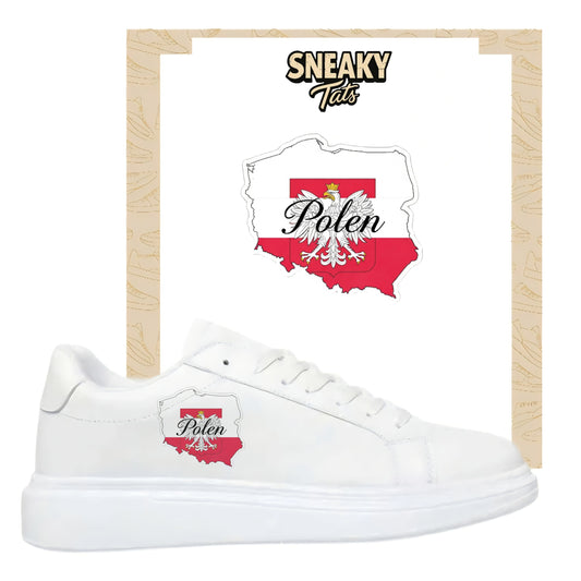 Bügelbilder für verschiedene Sneaker Nike Adidas Polen