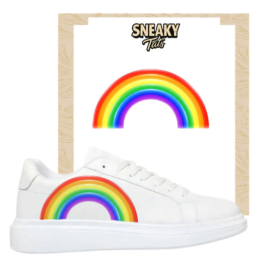 Sneakerfolien für verschiedene Schuhe Regenbogen