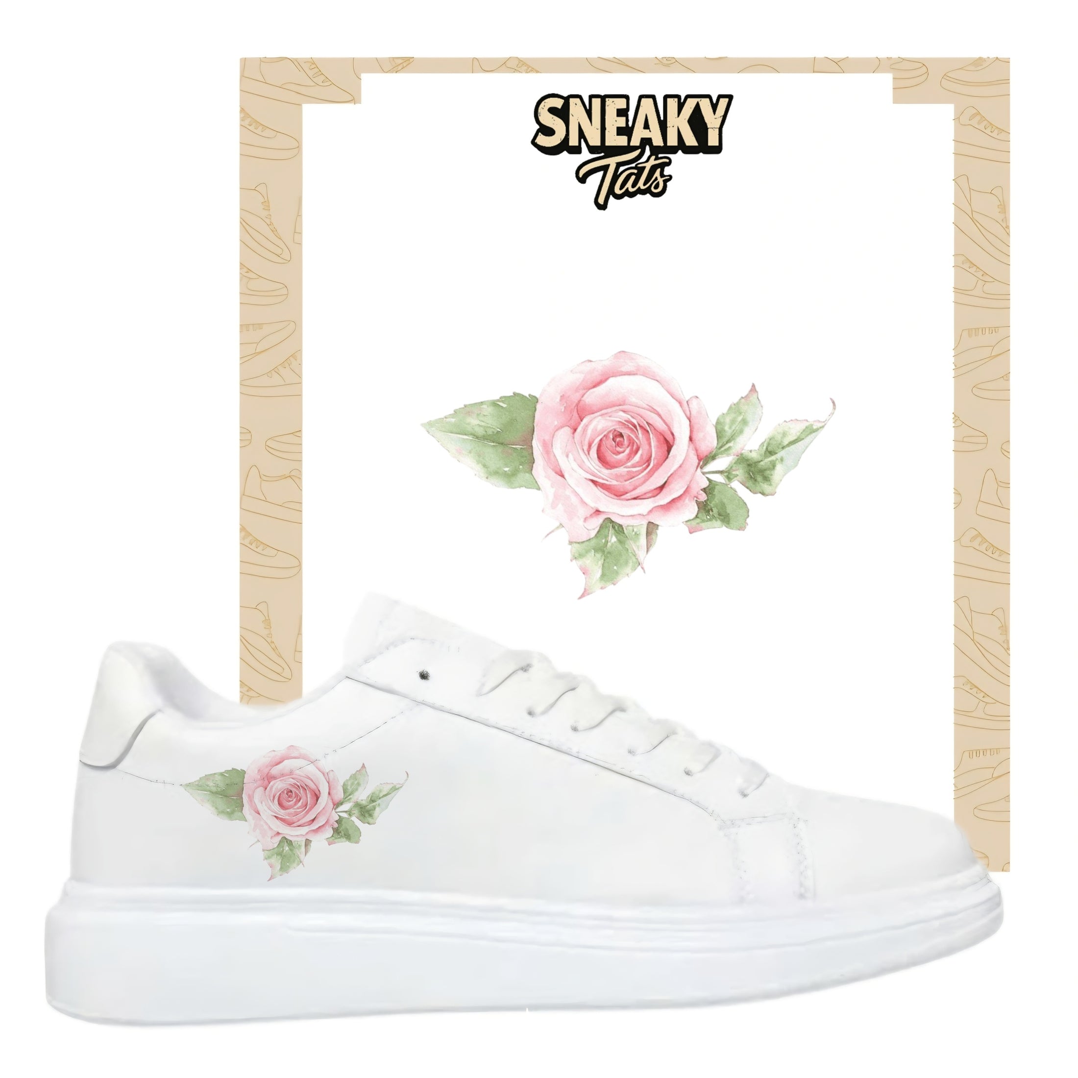Sneakerfolien für verschiedene Schuhe Nike Adidas Puma rose