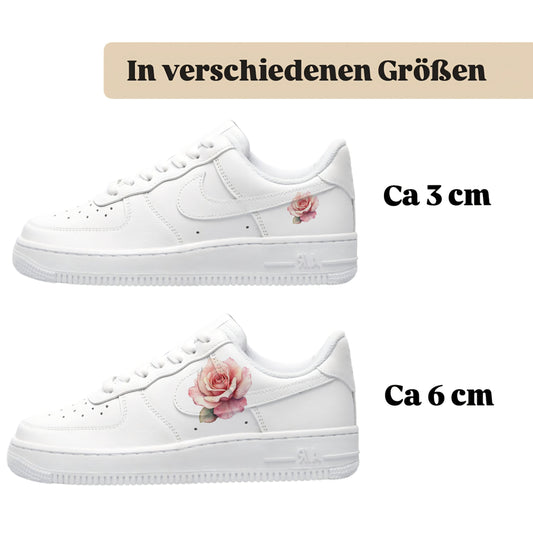 Sneakerfolien für verschiedene Schuhe Puma Adidas Nike Badelatschen Rose
