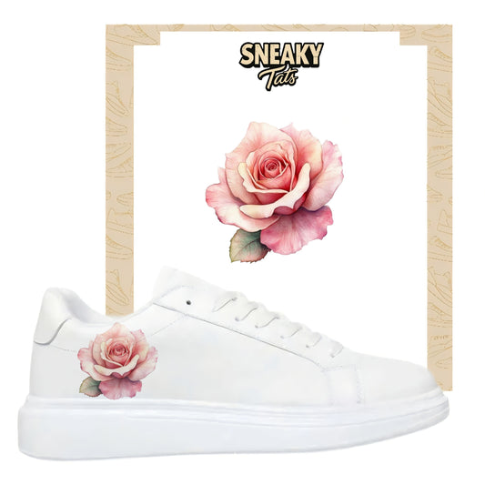 Sneakerfolien für verschiedene Schuhe Puma Adidas Nike Badelatschen Rose