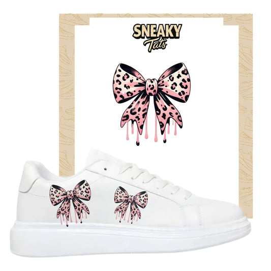 Bügelbilder für mehrere Sneakerarten Schleife