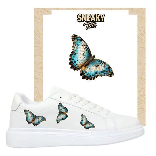 Bügelfolie für alle Schuhe zum personalisieren custom Sneaker Schmetterling