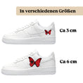 Bild in Galerie-Betrachter laden, Bügelbild für verschiedene Schuhe Nike Adidas Schmetterling Albanien
