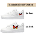Bild in Galerie-Betrachter laden, Bügelbild für verschiedene Schuhe Nike Adidas Schmetterling Deutschland
