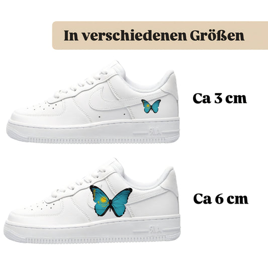 Bügelbild für verschiedene Schuhe Nike Adidas Schmetterling Kasachstan