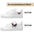 Load image into Gallery viewer, Bügelbild für verschiedene Schuhe Nike Adidas Schmetterling Serbien

