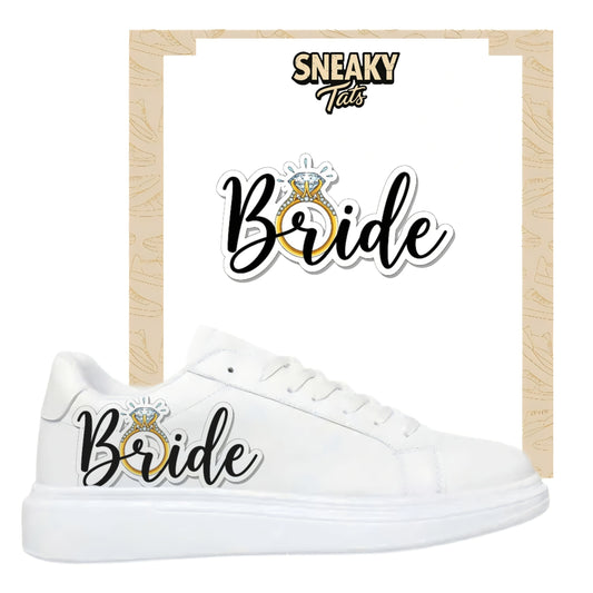 Sneakerfolien für verschiedene Schuhe Schrifzug Bride