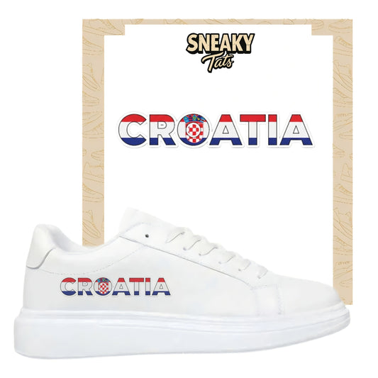 Bügelfolie für alle Schuhe zum personalisieren custom Sneaker Croatia