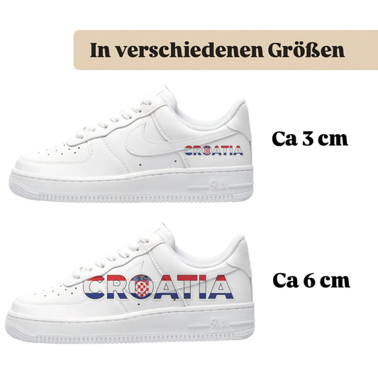 Bügelfolie für alle Schuhe zum personalisieren custom Sneaker Croatia