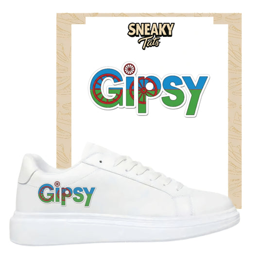 Bügelfolie für alle Schuhe zum personalisieren custom Sneaker Gipsy
