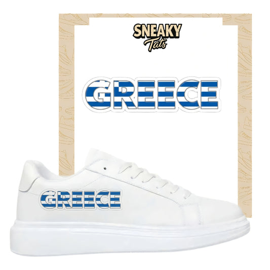 Bügelfolie für alle Schuhe zum personalisieren custom Sneaker Greece