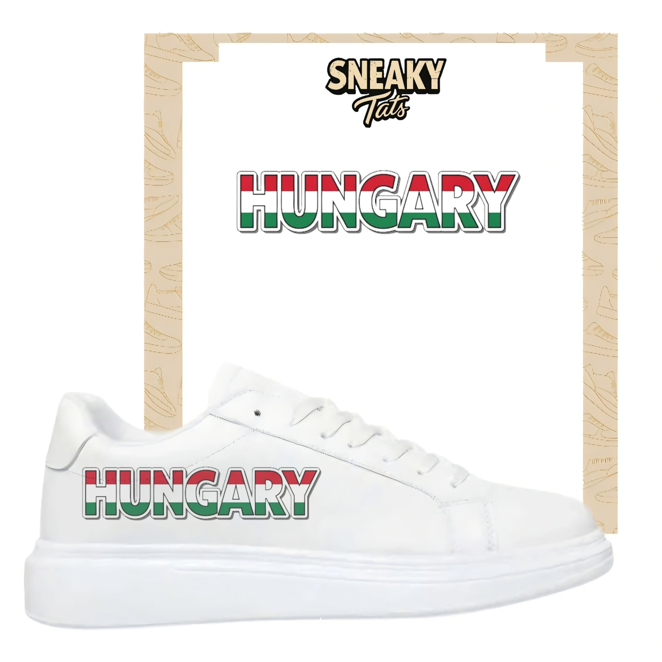 Bügelfolie für alle Schuhe zum personalisieren custom Sneaker Hungary