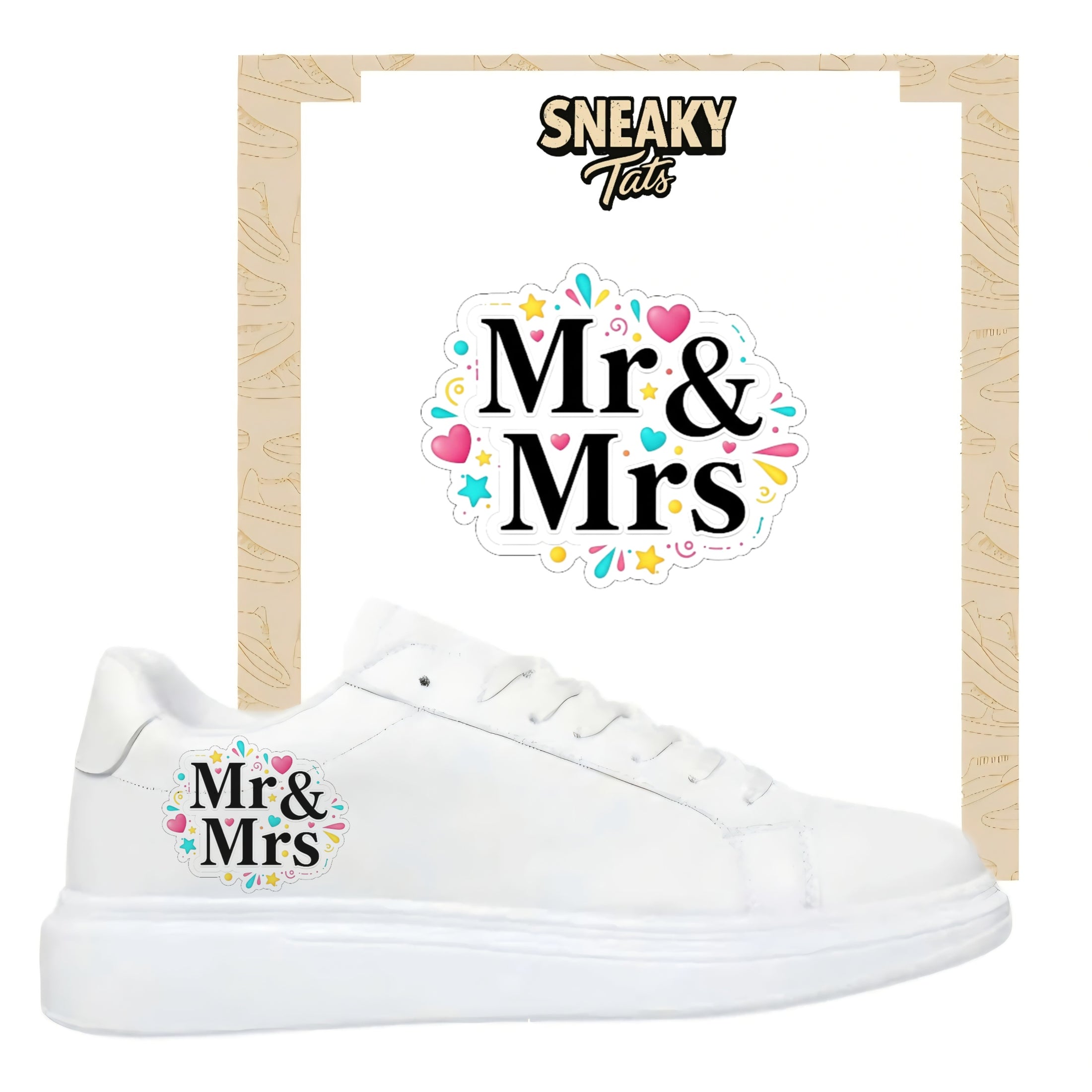 Sneakerfolien für verschiedene Schuhe Mr&Mrs