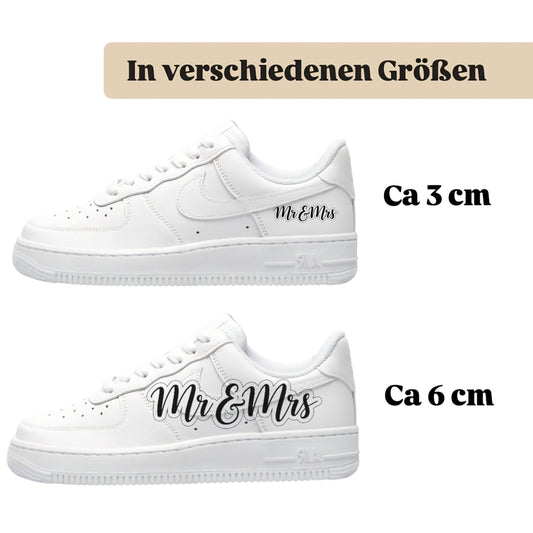 Sneakerfolien für verschiedene Schuhe Mr&Mrs