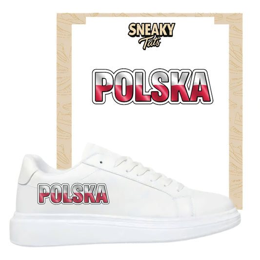 Bügelfolie für alle Schuhe zum personalisieren custom Sneaker Polska