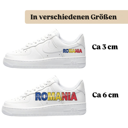 Bügelfolie für alle Schuhe zum personalisieren custom Sneaker Romania