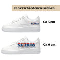 Bild in Galerie-Betrachter laden, Bügelfolie für alle Schuhe zum personalisieren custom Sneaker Serbia
