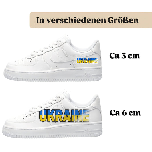 Bügelfolie für alle Schuhe zum personalisieren custom Sneaker Ukraine