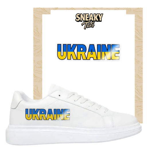 Bügelfolie für alle Schuhe zum personalisieren custom Sneaker Ukraine