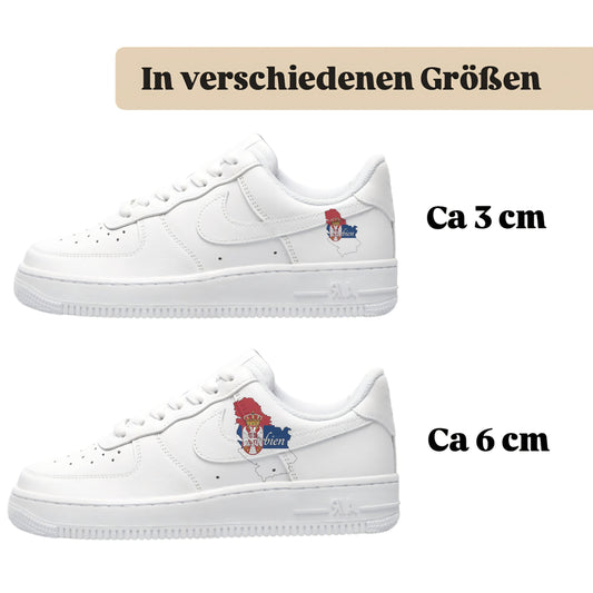 Bügelbilder für verschiedene Sneaker Nike Adidas Serbien