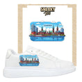Bild in Galerie-Betrachter laden, Bügelfolie für alle Schuhe zum personalisieren custom Sneaker Skyline Hamburg
