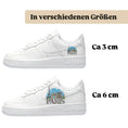 Bild in Galerie-Betrachter laden, Bügelfolie für alle Schuhe zum personalisieren custom Sneaker Skyline Paris
