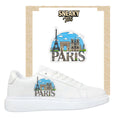 Bild in Galerie-Betrachter laden, Bügelfolie für alle Schuhe zum personalisieren custom Sneaker Skyline Paris
