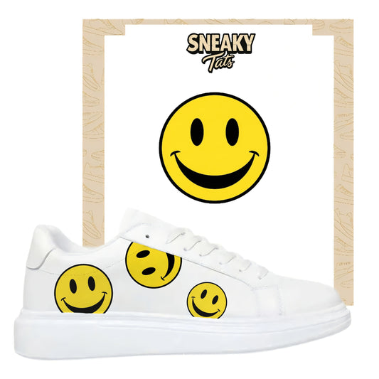 Bügelbilder einzigartige für viele verschiedene Schuhe Smily