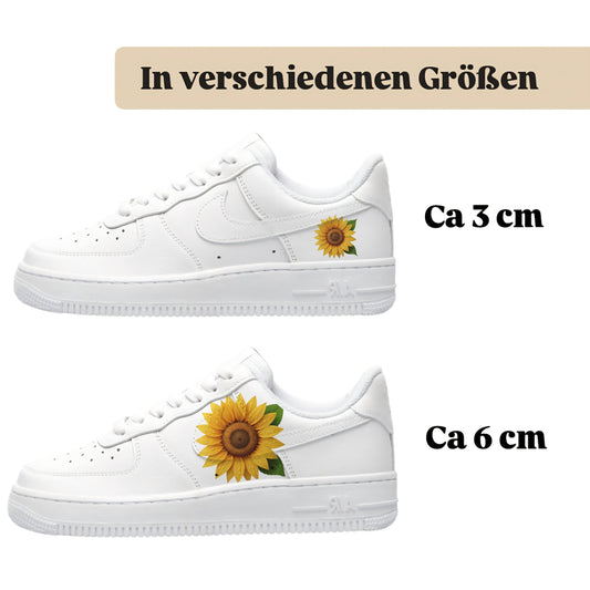 Sneakerfolien für mehrere Schuhe Nike Adidas Puma Sonnenblume