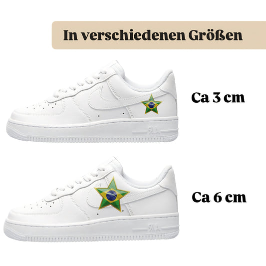 Sneakerfolien für verschiedene Schuhe Stern Brasilien