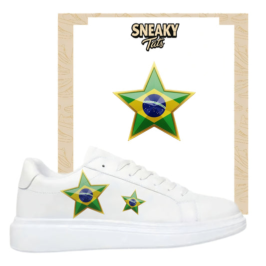 Sneakerfolien für verschiedene Schuhe Stern Brasilien