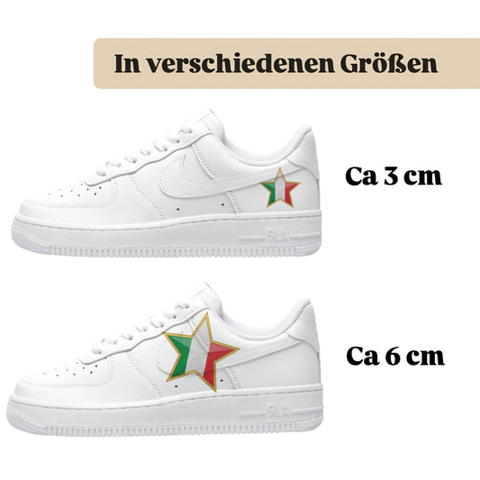 Sneakerfolien für verschiedene Schuhe Stern Italien