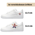 Load image into Gallery viewer, Bügelfolie für alle Schuhe zum personalisieren custom Sneaker Stern Kroatien
